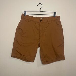 Carhartt Men's Work Shorts Khaki Tan Force Relaxed Fit 9in Inseam